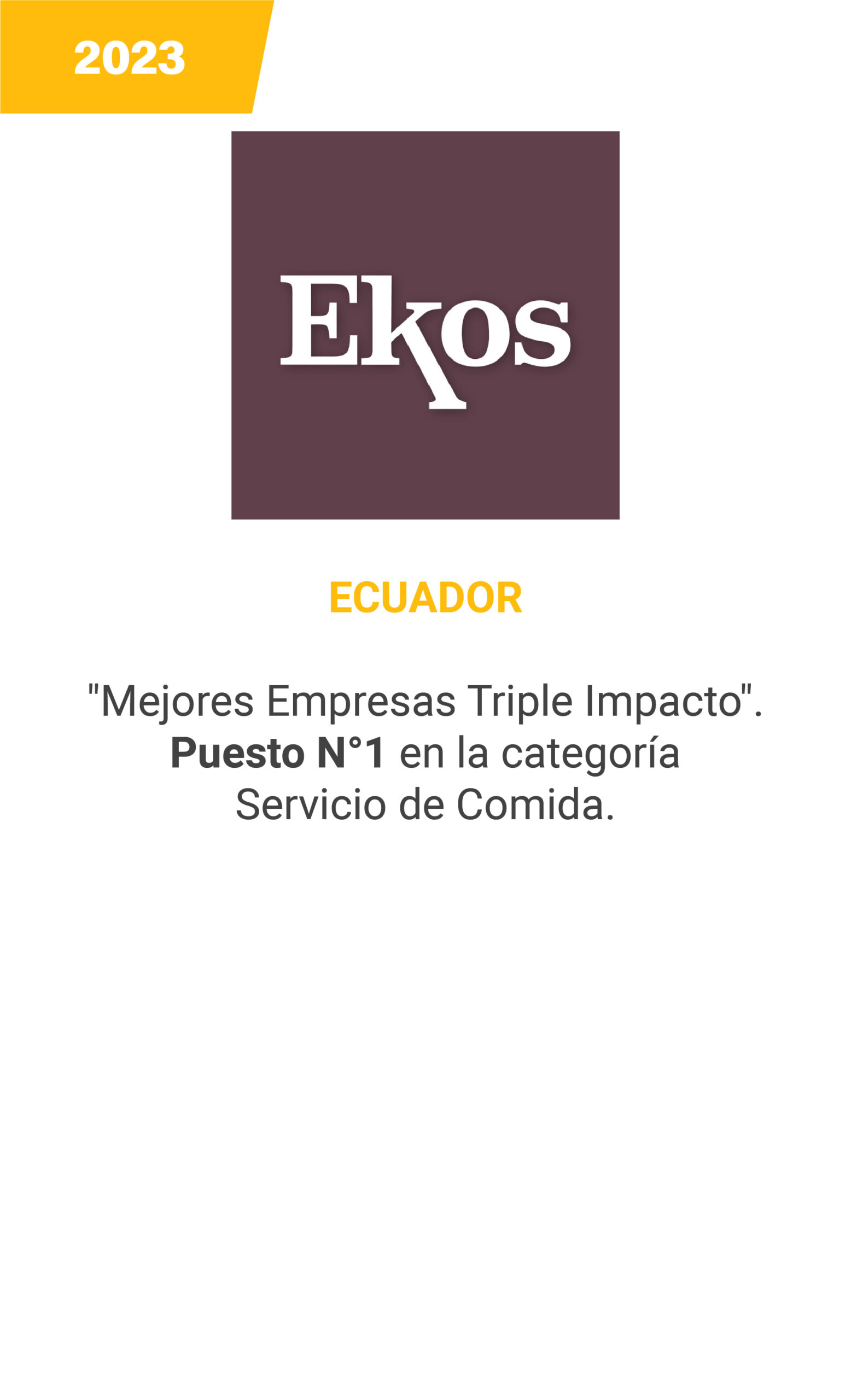 Ekos - Ecuador - mobile