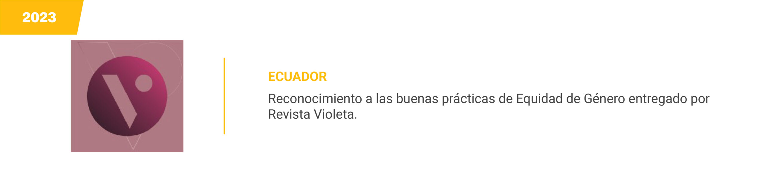 Revista Violeta - Ecuador - 2023