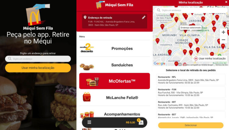 [Brasil] McDonald’s lança novo recurso “Méqui Sem Fila” em seu aplicativo no Brasil