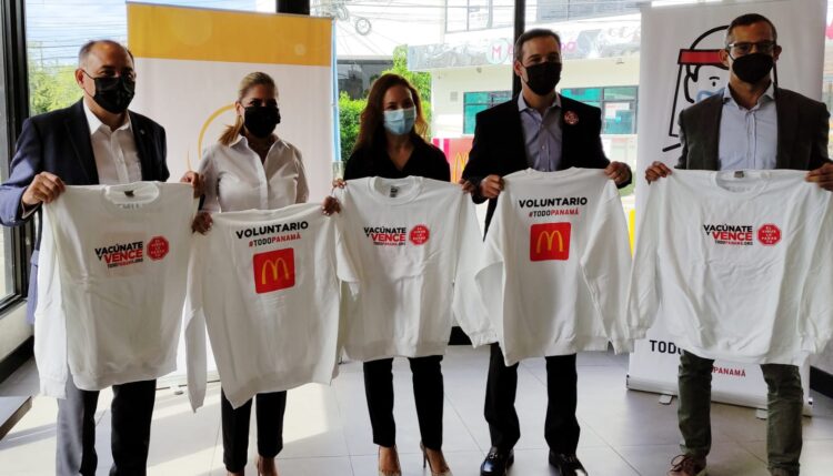 [Panamá] Apoyamos a los voluntarios de las jornadas de vacunación, Arcos Dorados realiza una significativa contribución al movimiento #TodoPanamá