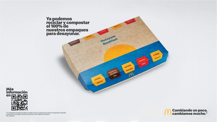 [Ecuador] El 94% de los empaques de McDonald’s en Ecuador no contienen plástico