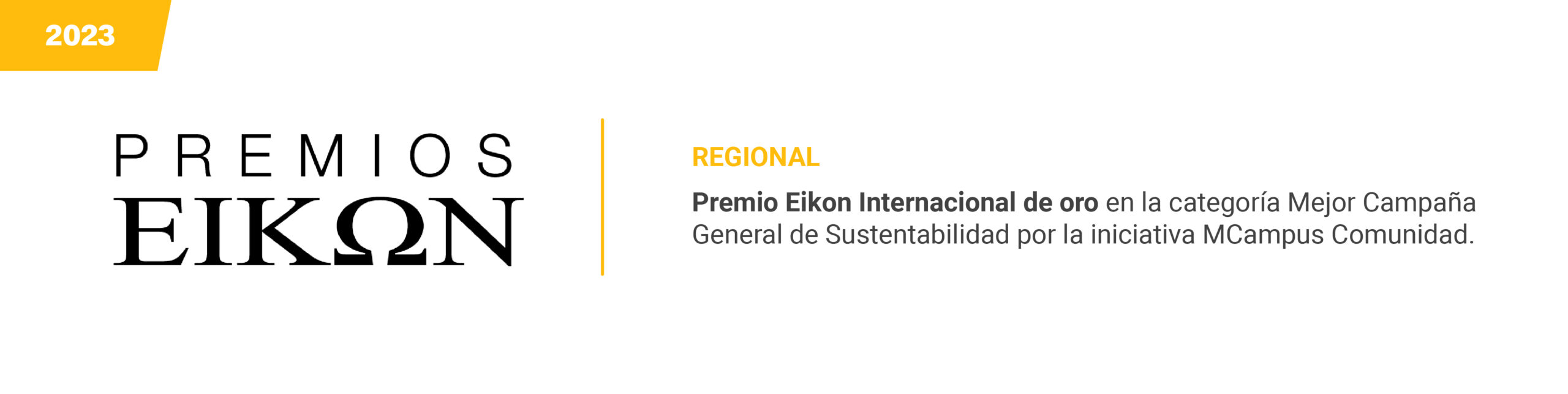 Premios Eikon - Regional