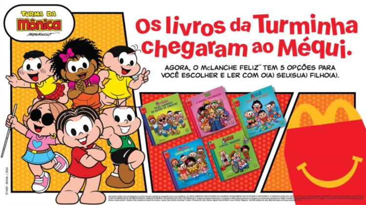 [Brasil] McLanche Feliz e Turma da Mônica se unem para incentivar leitura e inclusão entre crianças de todo o Brasil
