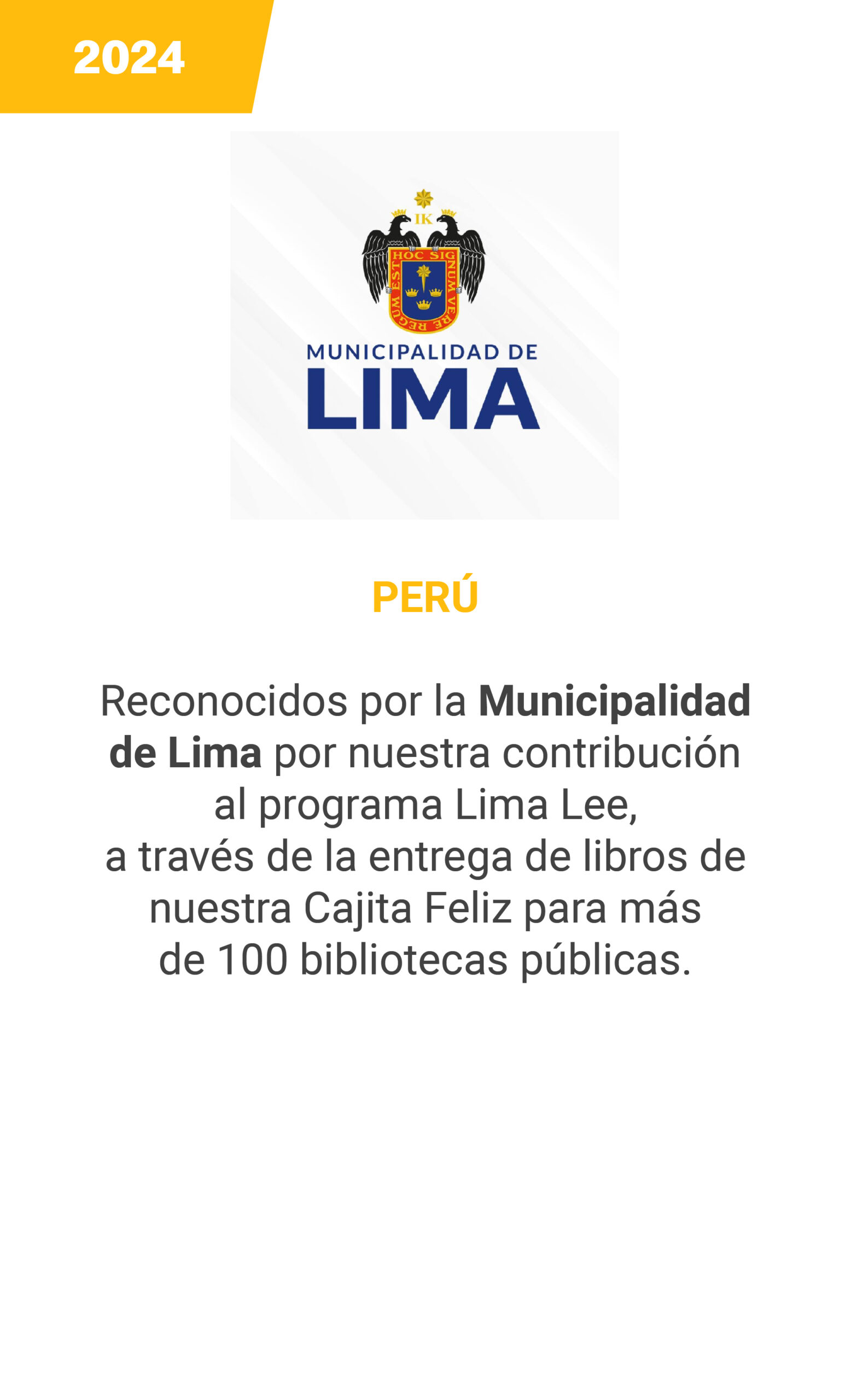 Municipalidad de Lima - 2024 - mobile