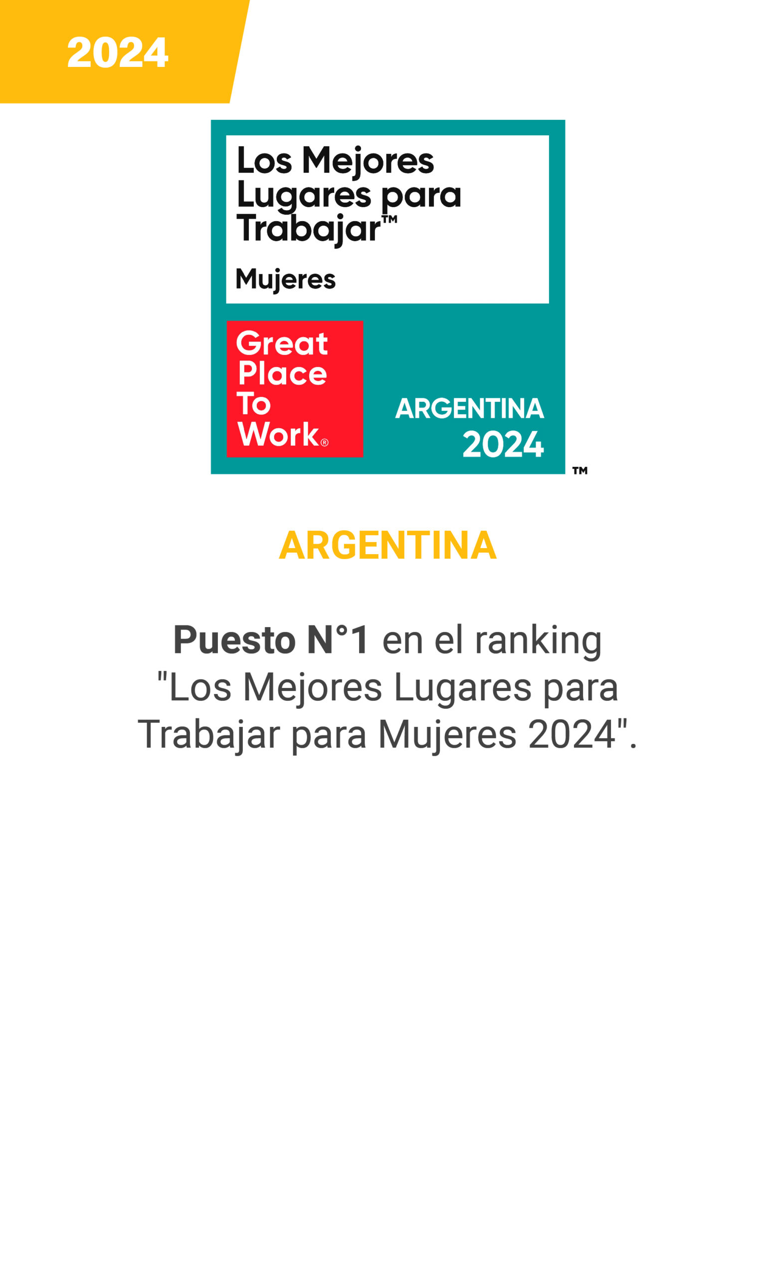 GPTW - Mujeres - Argentina 2024 - mobile