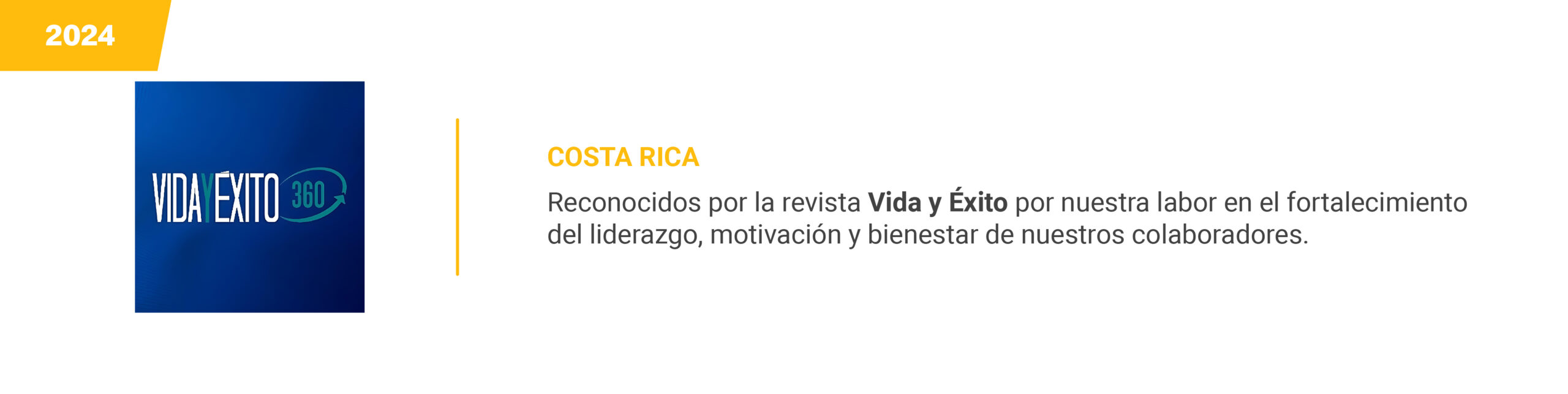 Vida y exito - Costa Rica - 2024