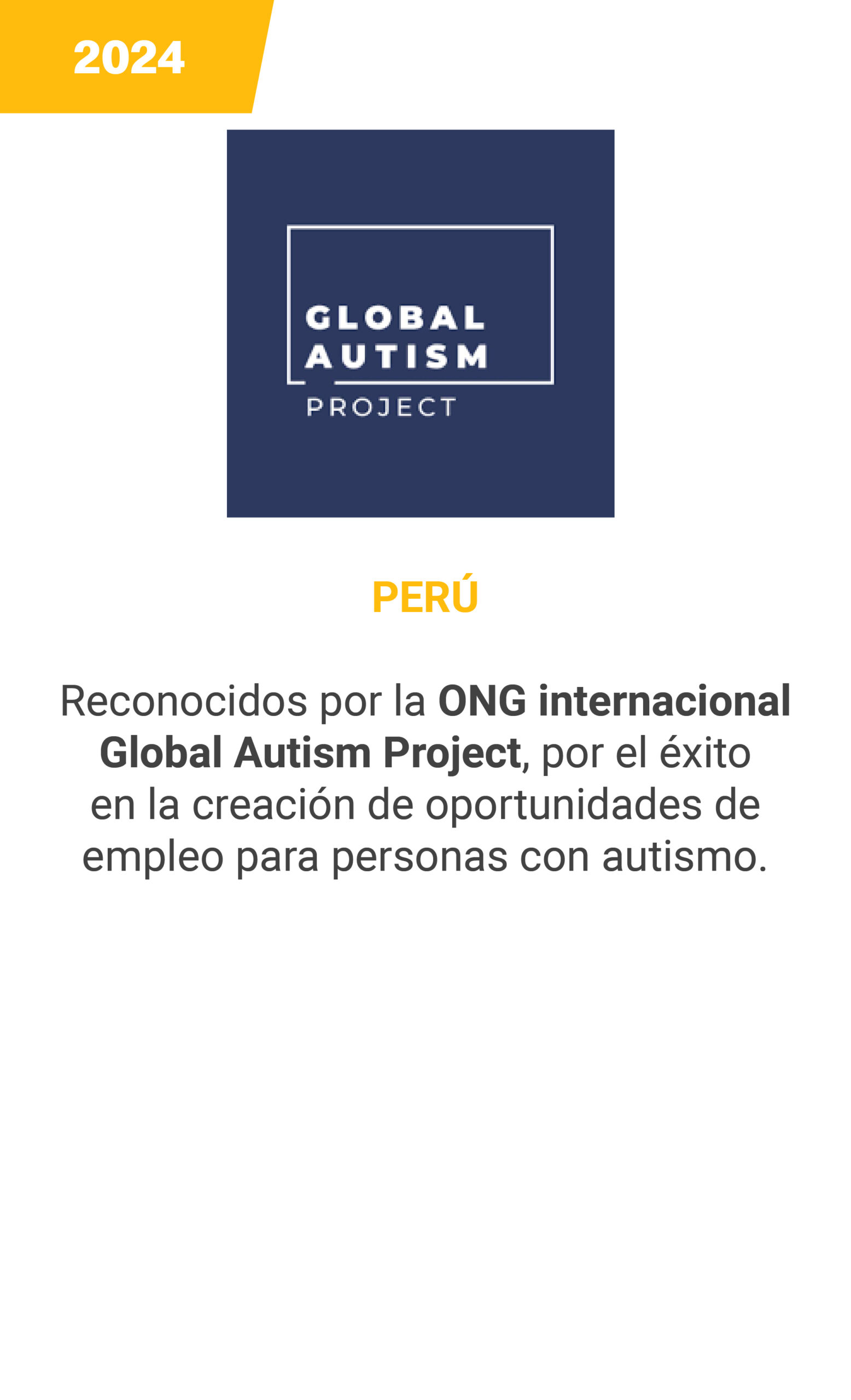 Global Autism - Peru - 2024 - mobile