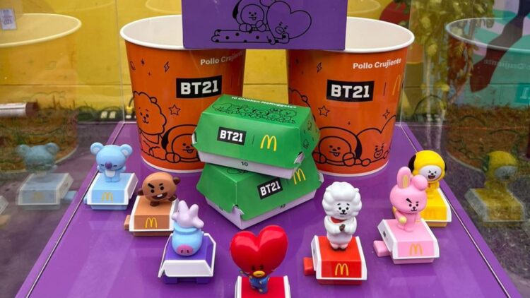 [Perú] La fiebre del K-pop invade el menú de McDonald’s con la llegada de los nuevos coleccionables de BT21